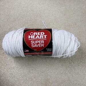 RED HEART Super Saver Yarn, Soft‎ White